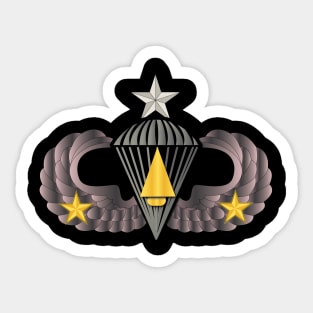 Army - Combat Paratrooper - Combat Vet wo Txt Sticker